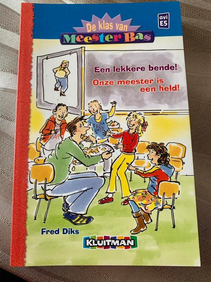 TE KOOP: De klas van Meester Bas - Fred Diks - avi E5 - ZGAN, Boeken, Kinderboeken | Jeugd | onder 10 jaar, Zo goed als nieuw