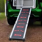 Loopplank Hond Telescopisch - Rood, Dieren en Toebehoren, Ophalen of Verzenden, Zo goed als nieuw