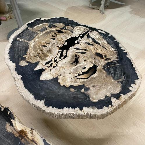 Versteend houten salontafels, Huis en Inrichting, Tafels | Salontafels, Nieuw, Minder dan 50 cm, 50 tot 100 cm, 50 tot 100 cm