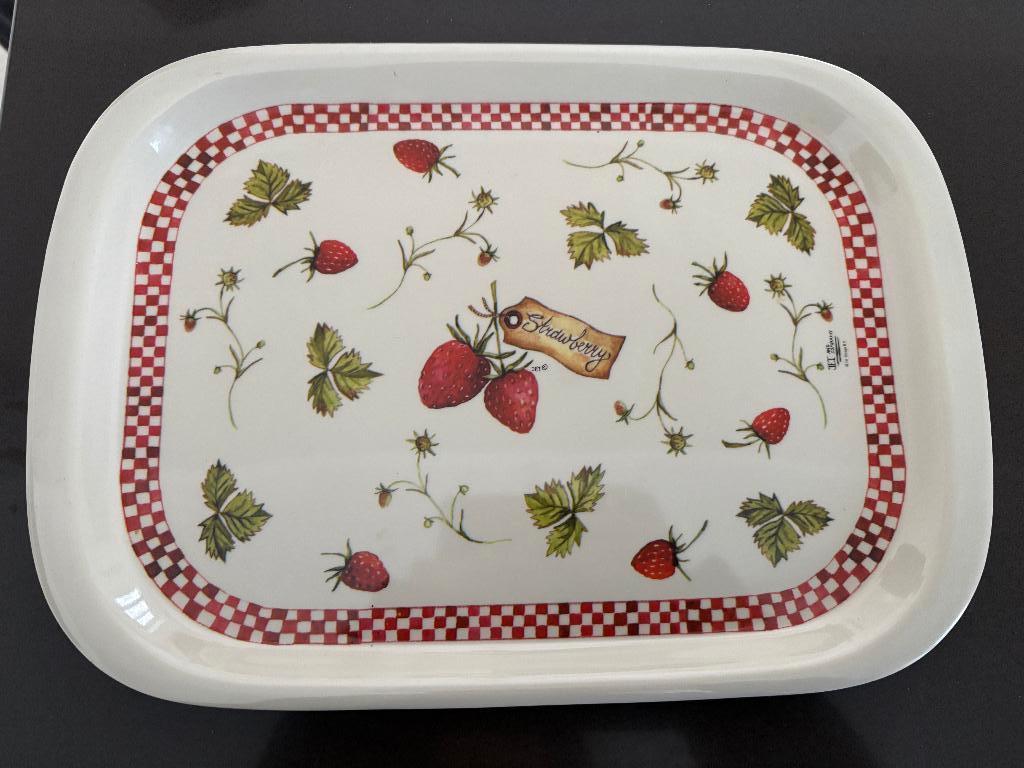 Dienblad Jet ter Steege - Strawberry, Ophalen of Verzenden, Zo goed als nieuw, Rechthoekig, Kunststof