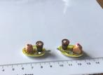 Poppenhuis miniaturen koffie met gebak 220, Ophalen of Verzenden, Nieuw, Poppenhuis