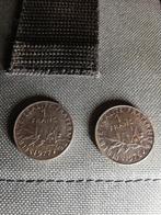 1 Franse frank 1977 & 1976, Postzegels en Munten, Ophalen of Verzenden, Frankrijk