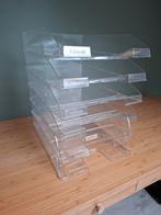 6x Esselte brievenbakken - Transparant, Ophalen