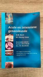 H.M. Horst - Acute en intensieve geneeskunde, Ophalen of Verzenden, Zo goed als nieuw, H.M. Horst; R.C. Karmy-Jones