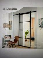 Schuifdeur 98x235 met transparant glas, Ophalen, 120 cm of meer, Nieuw, Glas