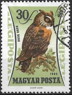 Hongarije 1962 mi.1881A roofvogel, uil  OEHOE, Postzegels en Munten, Postzegels | Europa | Hongarije, Verzenden, Gestempeld