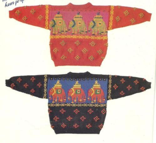 Oilily trui breipatroon, Hobby en Vrije tijd, Breien en Haken, Zo goed als nieuw, Breien, Patroon of Boek, Ophalen of Verzenden