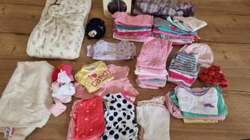Meisjes kleding pakket 50-56 (3mnd) beschikbaar voor biedingen