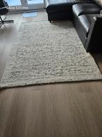 Vloerkleed wol 2,30x1,60 m, handgeweven, kleur wit, Ophalen, Gebruikt, 150 tot 200 cm, 200 cm of meer