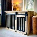 houten hondenbenches met schuifdeur systeem, Ophalen of Verzenden, Nieuw