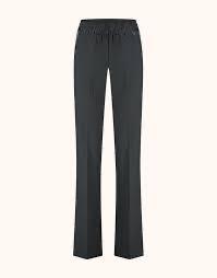 LaDress Porto Pantalon Smoking S/M Navy - ZGAN, Kleding | Dames, Broeken en Pantalons, Zo goed als nieuw, Maat 38/40 (M), Blauw