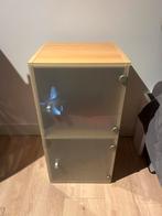 Houten kastje met glazen deurtjes - 80x30x40 cm, Zo goed als nieuw, Minder dan 100 cm, 25 tot 50 cm, Overige houtsoorten