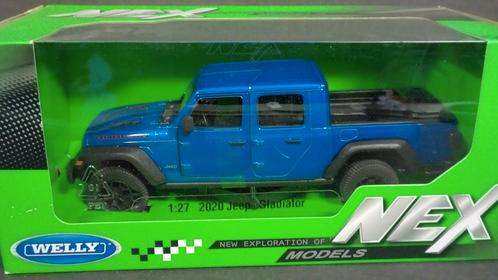Jeep Gladiator 2020 1:24 welly Nex Pil, Hobby en Vrije tijd, Modelauto's | 1:24, Zo goed als nieuw, Auto, Overige merken, Verzenden
