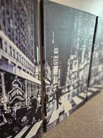 Drieluik New York Print canvas, Ophalen of Verzenden, 75 tot 100 cm, 75 cm of meer, Print