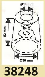 Conische zinc schroefas anodes Ø30 + Ø35 mm. € 3,95., Watersport en Boten, Ophalen of Verzenden, Nieuw, Motor en Techniek