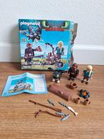 Playmobil dragons Hikkie en Astrid met babydraak 70040, Ophalen of Verzenden, Gebruikt