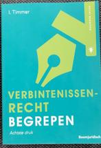 Verbintenissenrecht Begrepen - 8e druk - ZGAN, Zo goed als nieuw, I. Timmer, Gamma, HBO