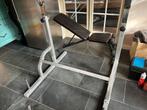Fitness halter press bench, Ophalen, Zo goed als nieuw, Krachtstation