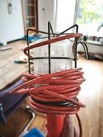 Vintage Bouwlamp / Werklamp, Ophalen of Verzenden, Gebruikt, Lamp met armatuur