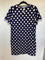 Place du Soleil blauwe jurk creme stippen maat M met zakken, Maat 38/40 (M), Blauw, Place du Soleil, World Fashion Centre Amsterdam Tower 1, 1st Floor, Showroom 43