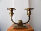 Art Deco zeer grote Kandelaar, Messing/Brons, Ophalen of Verzenden, Koper of Brons