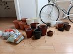 Bloempotten, planten bakken, potgrond, huisplanten, Kunststof, Minder dan 30 cm, Minder dan 60 cm, Rond