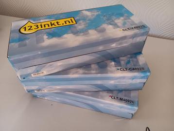 3 Samsung Laserprinter Toners - CLT-C4092S, CLT-M4092S, CLT- beschikbaar voor biedingen