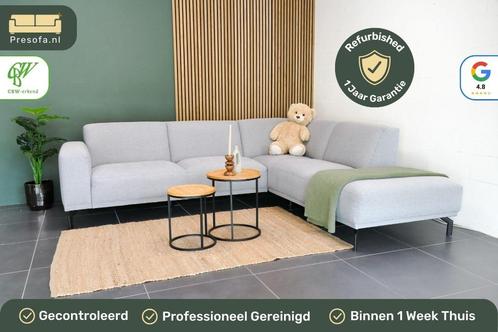 Montel Hoekbank Viano grijs [Refurbished], Huis en Inrichting, Banken | Bankstellen, Zo goed als nieuw, Hoekbank, Vierpersoons of meer