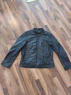 Zwarte schapen leer jas van Sprit, Maat XL, Kleding | Heren, Jassen | Winter, Ophalen of Verzenden, Gedragen, Maat 56/58 (XL)