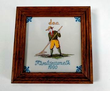 Boeren Melk Tegel  - D O C Kwaliteitsmelk 1990  - Tichelaar beschikbaar voor biedingen
