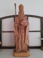 Houten Sint Nicolaas Sinterklaas beeld, Antiek en Kunst, Antiek | Religie, Ophalen of Verzenden