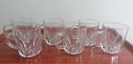 Thee- /waterglazen diamant, transparant 6 stuks € 15,00, Glas of Glazen, Ophalen of Verzenden, Overige stijlen, Glas