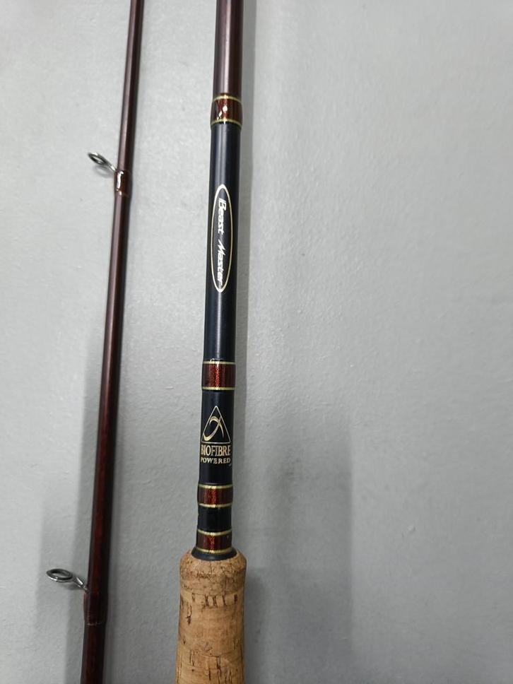 Shimano Beast Master spin 2.70m cw 50-100gr Biofibre Powered, Watersport en Boten, Hengelsport | Roofvissen, Zo goed als nieuw