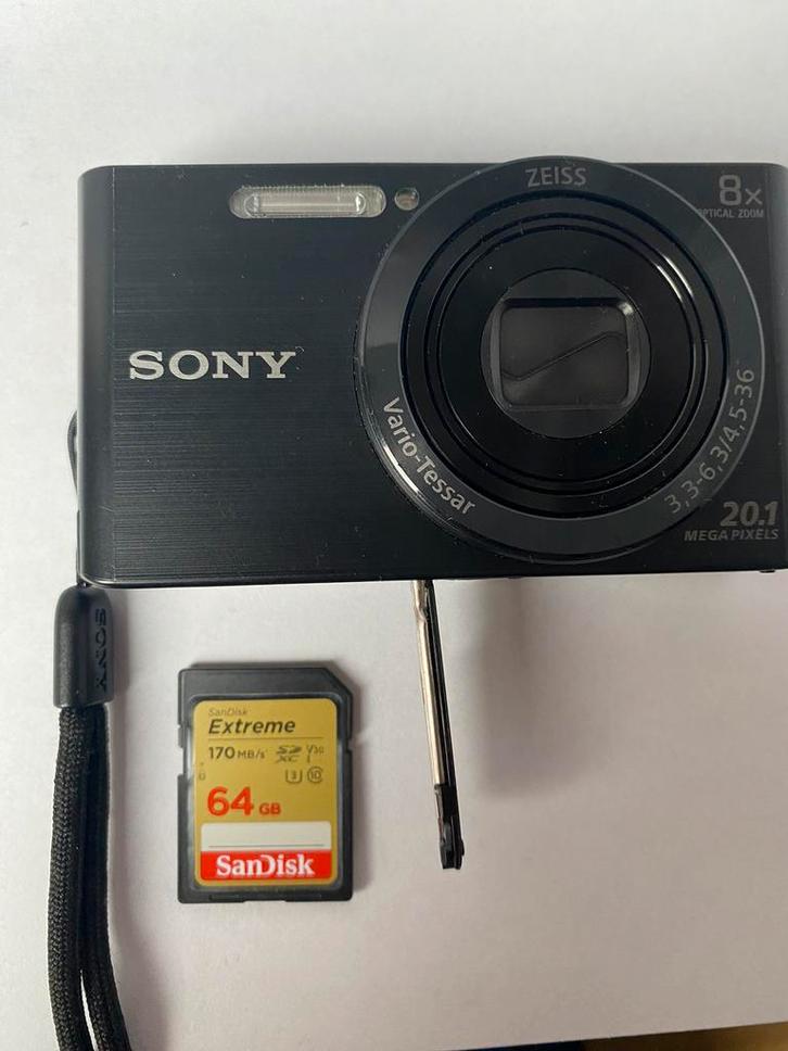 Sony cybershot DSC-W830 Carl Zeiss prijsverlaging, Audio, Tv en Foto, Fotocamera's Digitaal, Zo goed als nieuw, Sony, 8 keer of meer