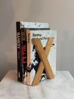 Vintage IKEA houten SKRIBENT X boekensteunen, Huis en Inrichting, Woonaccessoires | Wandplanken en Boekenplanken, Ophalen of Verzenden