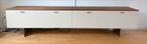 Modern dressoir met noten houten blad, Huis en Inrichting, Kasten | Televisiemeubels, Ophalen, Gebruikt, Eikenhout, 200 cm of meer