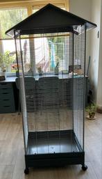 Grote vogelkooi of voliere, Dieren en Toebehoren, Vogels | Hokken en Kooien, Ophalen of Verzenden, Zo goed als nieuw, Metaal, Vogelkooi