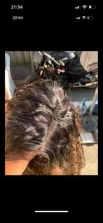 Bruin met Blonde Pruik - Synthetisch, Sieraden, Tassen en Uiterlijk, Uiterlijk | Haarverzorging, Ophalen of Verzenden, Zo goed als nieuw