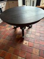 nostalgische tafel donker gebeitst., Ophalen of Verzenden