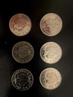 6 Canadese 10 cent muntjes, Ophalen of Verzenden, Noord-Amerika, Losse munt