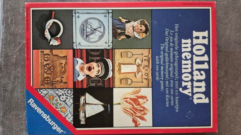 Holland Memory - Ravensburger 50 jaar oud., Ophalen of Verzenden