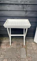 Schattige witte butler tray, Tuin en Terras, Ophalen, Gebruikt, Rechthoekig