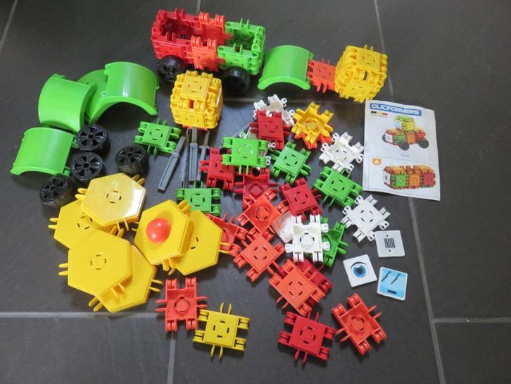 Constructie set Clickformers truck 79d met bouwvoorbeeld., Kinderen en Baby's, Speelgoed | Bouwstenen, Gebruikt, Ophalen of Verzenden