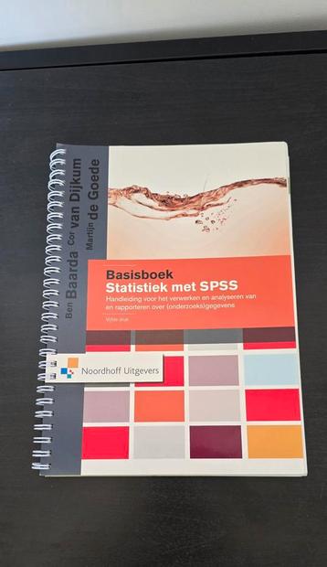 Cor van Dijkum - Basisboek statistiek met SPSS beschikbaar voor biedingen