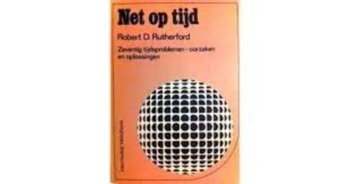 Net op tijd, timemanagement - Robert Rutherford, Boeken, Advies, Hulp en Training, Zo goed als nieuw, Verzenden