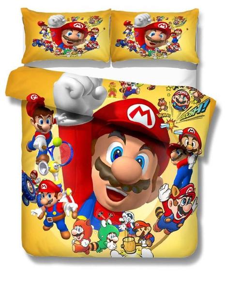 Super mario fan dekbedovertrek kinderkamer, Kinderen en Baby's, Kinderkamer | Beddengoed, Nieuw, Dekbedovertrek, Jongetje of Meisje