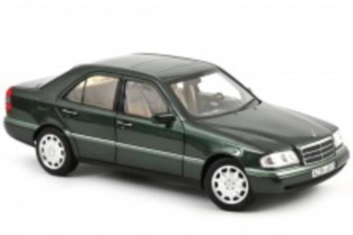 Mercedes Benz C-Class 1993 Groen schaal 1:18 NOREV R. 183372, Hobby en Vrije tijd, Modelauto's | 1:18, Nieuw, Auto, Norev, Verzenden
