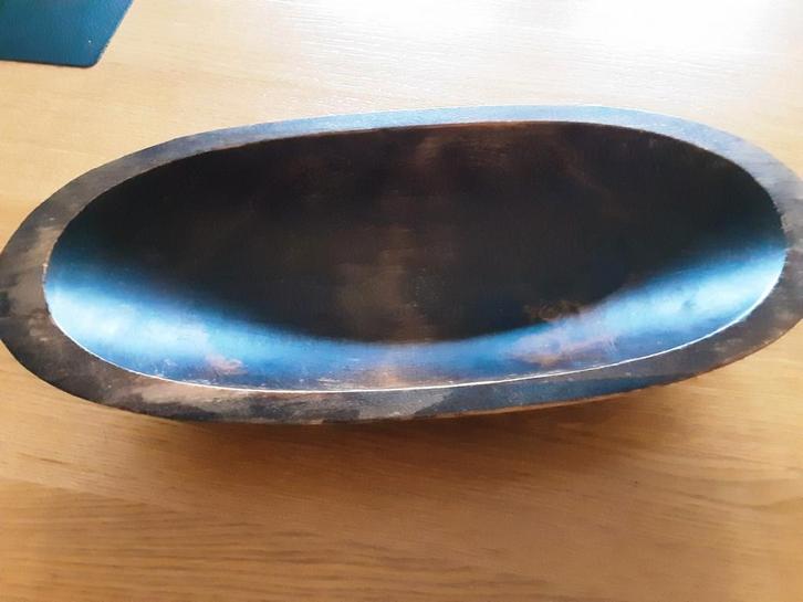 Houten Fruitschaal - Stijlvol & Praktisch, Huis en Inrichting, Woonaccessoires | Schalen en Manden, Gebruikt, Schaal, Ovaal, Hout