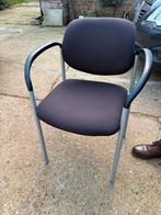 8 All-Tec Stoelen - Kantoor/Vergaderstoelen, Ophalen, Gebruikt, Zwart, Metaal