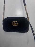 Gucci GG marmot bag, Ophalen of Verzenden, Zo goed als nieuw, Zwart, Schoudertasje